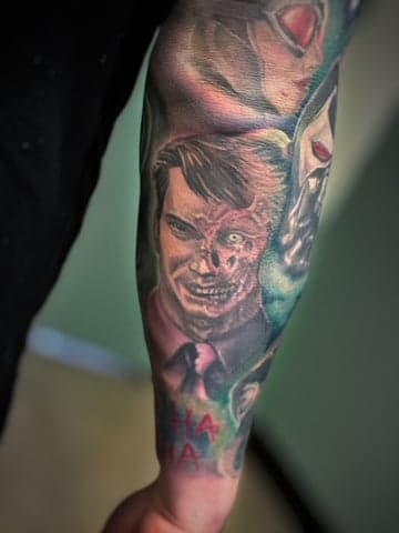 Photorealism tattoo by Travis Johns